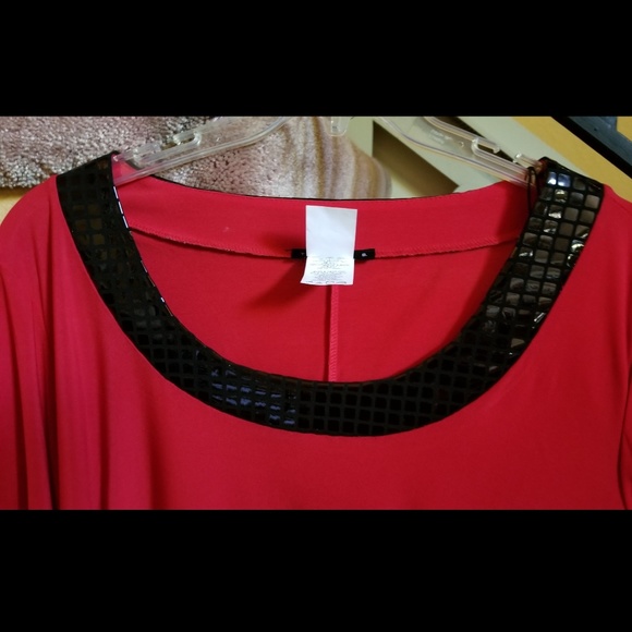 Unique Red Swing Dress - Picture 4 of 7